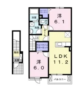 サンライトグレイスⅠ【203号室】の間取り