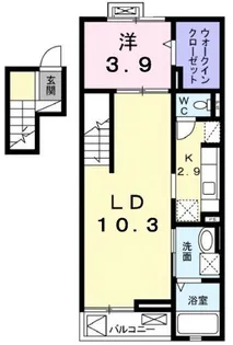 グランツ ロイヤル ONO【404号室】の間取り