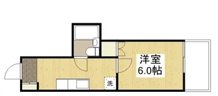 SATOビル大黒【402号室】の間取り