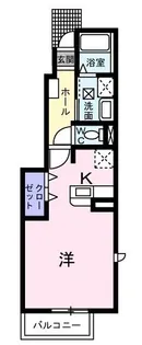 Jカントリーハイツ【101号室】の間取り