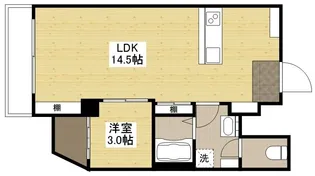 クレスト明治町【403号室】の間取り
