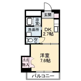 レアンドロス【310号室】の間取り