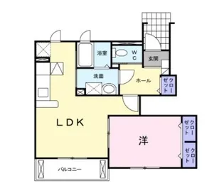 レジデンス セレノ【101号室】の間取り