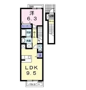 アーバンハイム【203号室】の間取り