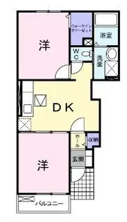 ベル・オーブ・メゾンC【103号室】の間取り