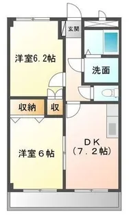 サンコートK【103号室】の間取り