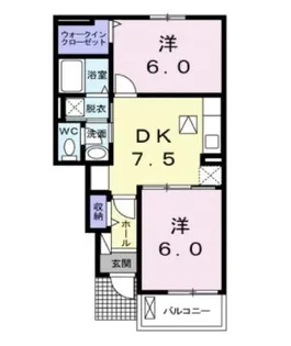 フェリーチェB【103号室】の間取り