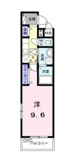 エクイティⅢ【105号室】の間取り