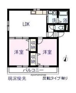 シエルメゾン【102号室】の間取り