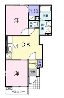 セナークル【101号室】の間取り