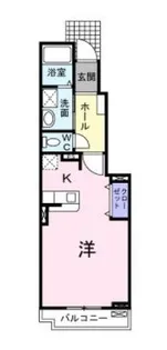 クリスタルコート【103号室】の間取り