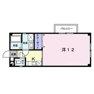 ユーラヒック・M【201号室】の間取り