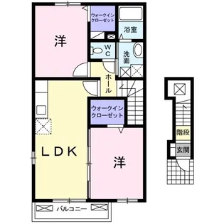 フォルサ・エムC【201号室】の間取り