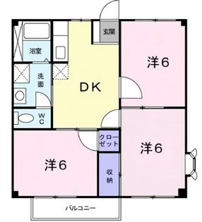 ニューシティ壱番館【101号室】の間取り