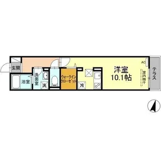 D-room今町【103号室】の間取り