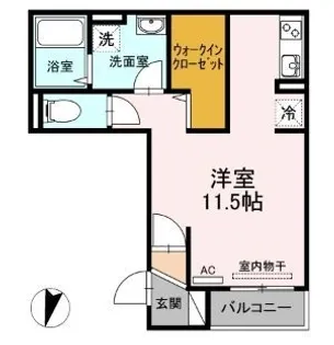 フレッチェ・ボスコⅡ【303号室】の間取り