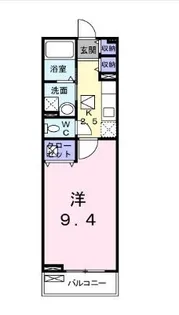 レジェンド ステージア【202号室】の間取り