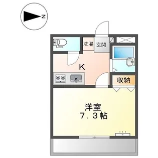 ディアドリーム【106号室】の間取り