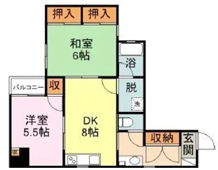 メゾン日経【20A号室】の間取り