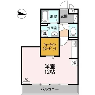 エミネンス野上 A棟【103号室】の間取り