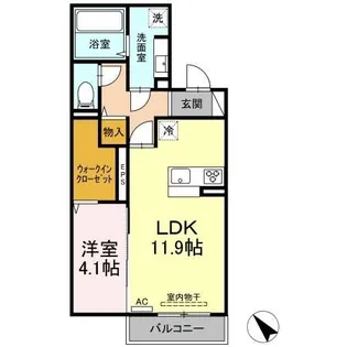カサペペ【201号室】の間取り