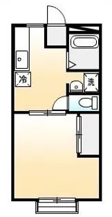 シャトルおおわ【201号室】の間取り