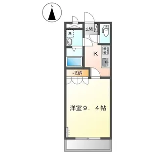 グローリアスⅡ番館【102号室】の間取り