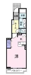 ブリーゼ【102号室】の間取り