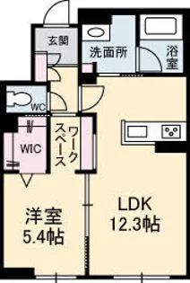 PROUD【202号室】の間取り