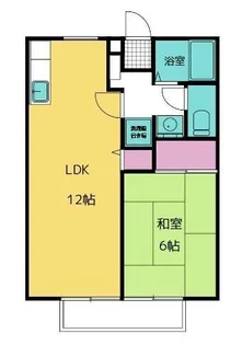 ビーライン池ノ渕【203号室】の間取り