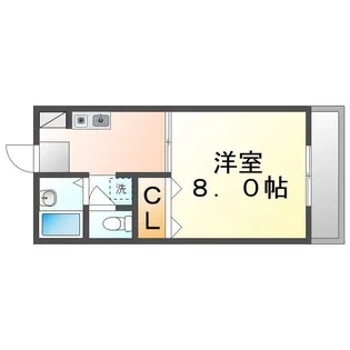 サンライト山口【201号室】の間取り