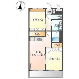 フルメゾン【0205号室】の間取り