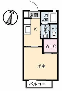 メゾンアメニティ槙原 B棟【102号室】の間取り