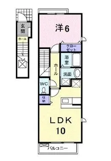 フォーゲルA【201号室】の間取り