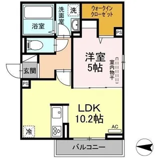 アビリオ【102号室】の間取り