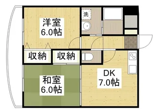 グランダーム新市【103号室】の間取り