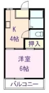 アーバン東福山【103号室】の間取り