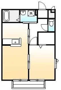 コンフォート春日【202号室】の間取り
