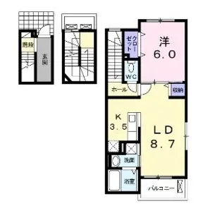 メゾン アヴァンティ【301号室】の間取り