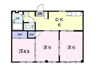 小畠ハイツA【201号室】の間取り