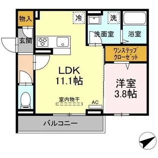 グランツ【305号室】の間取り