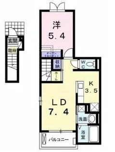 パストーソ Ⅰ【203号室】の間取り