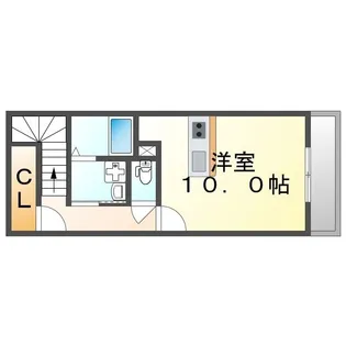 レオネクストMAKADO【203号室】の間取り