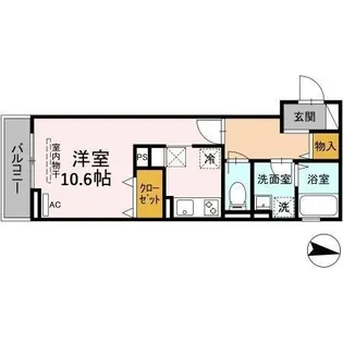 ウィステリア【101号室】の間取り