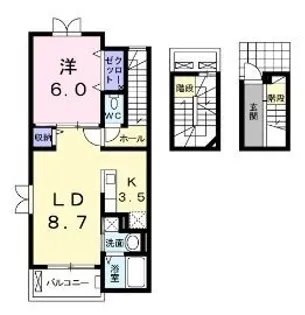 ヴィクトリー【302号室】の間取り