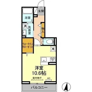 D-residence西町【303号室】の間取り