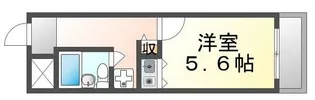朝日プラザステーションコア福山西町【706号室】の間取り