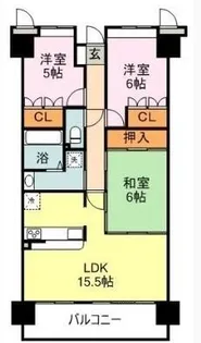 サーパス春日町第3【310号室】の間取り