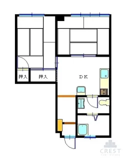 セントラルビル【305号室】の間取り