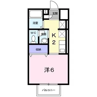 スモールフォレストB【205号室】の間取り